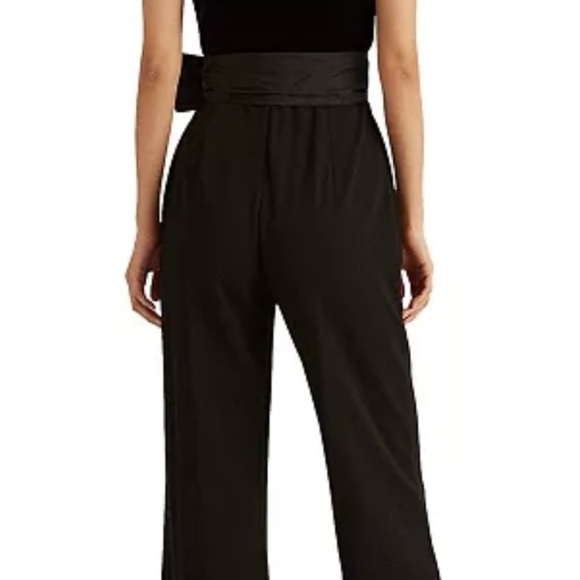 Lauren Ralph Lauren Velvet-Crepe
Sleeveless Jumpsuit 18 Black - Picture 2 of 16
